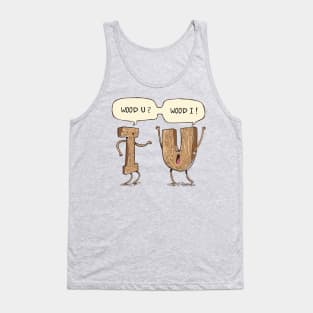 Wood U Tank Top